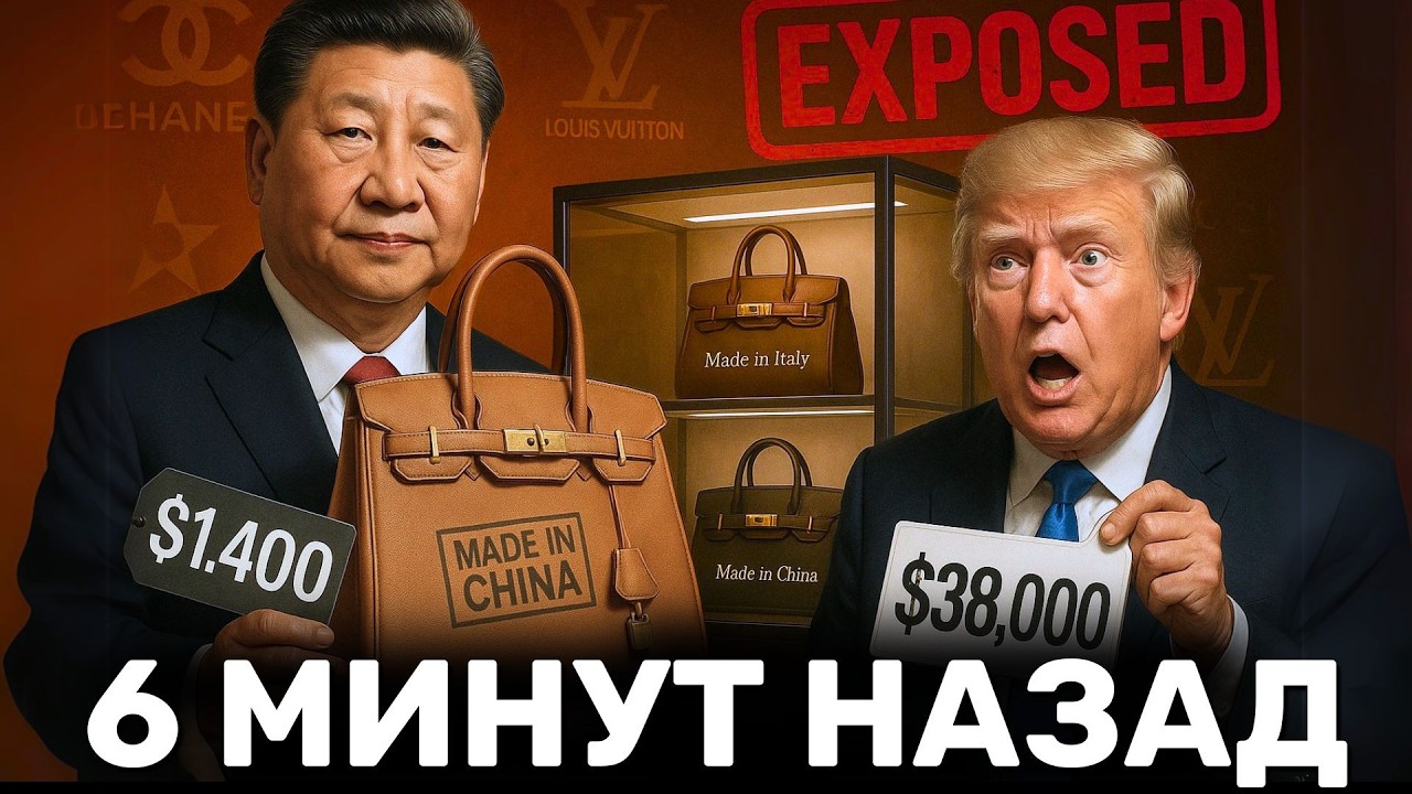 Hermes за $1,400 вместо $38,000? — Китай разоблачает западные люксовые бренды — Новая Тактика Китая!