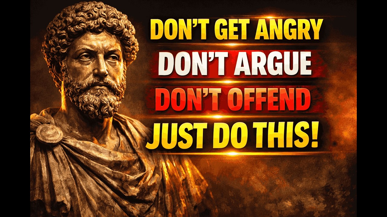 Do THIS to NEVER AGAIN Get Angry or Upset with Anyone or Anything | Stoic Philosophy