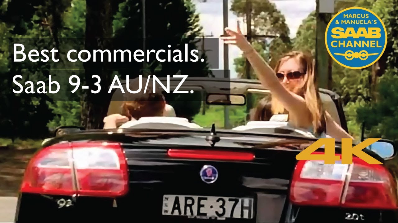 Best commercials. Saab 9-3 Convertible. 4K.