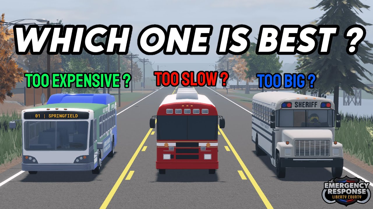 BUS WAR ! Which Bus Is The Best ? | ER:LC Reviews