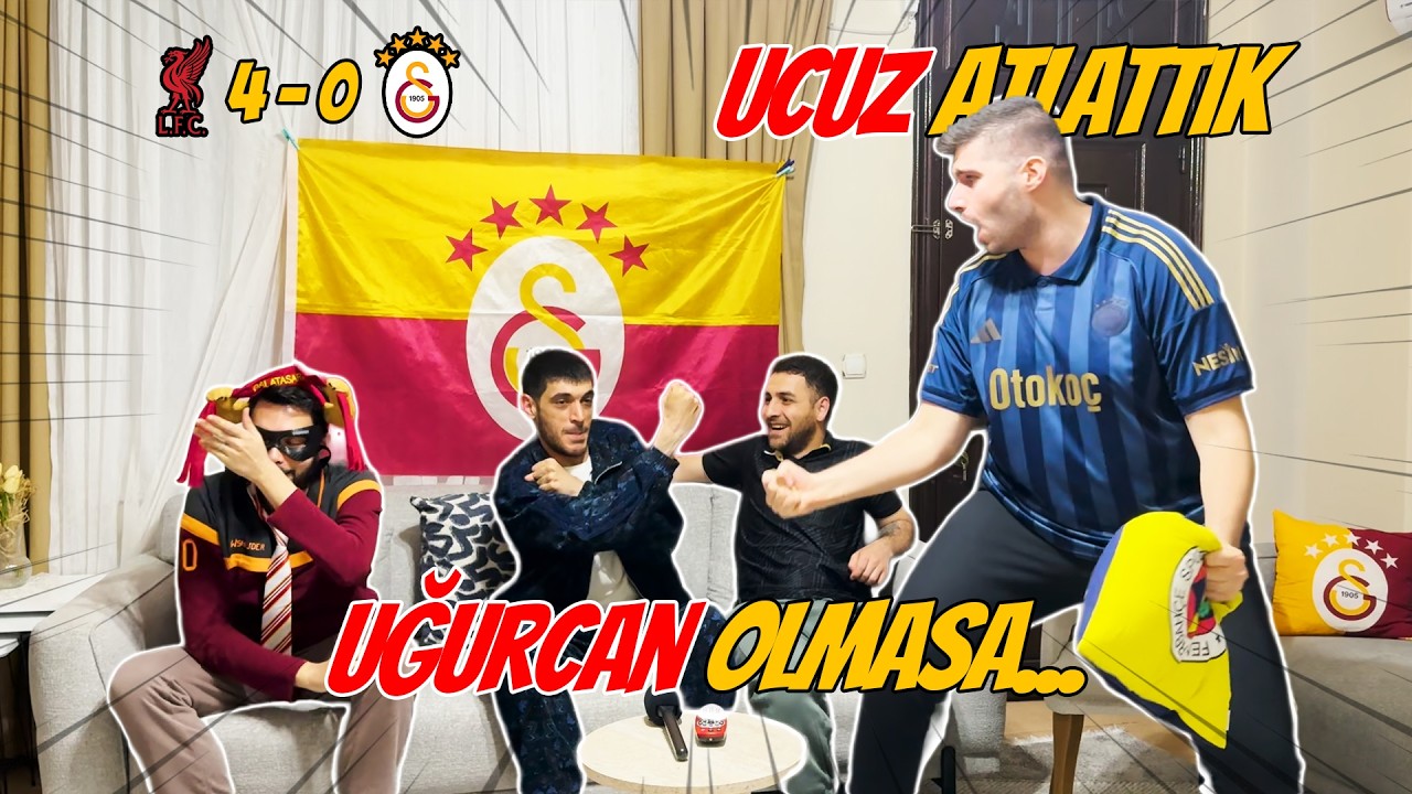 LİVERPOOL - GALATASARAY MA&Ccedil;I TEPKİ VİDEOSU! #galatasaray