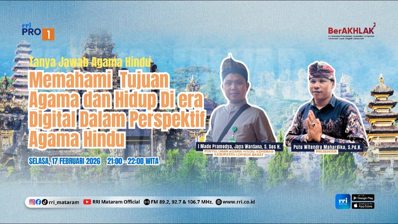 Tanya Jawab Agama Hindu -Menahami  Tujuan Agama dan Hidup Diera Digital Dalam Perspektif Agama Hindu