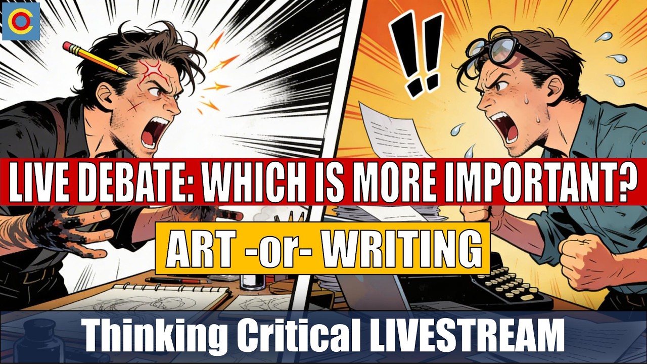 Is Art or Writing More Important For Comics? | Thinking Critical Livestream