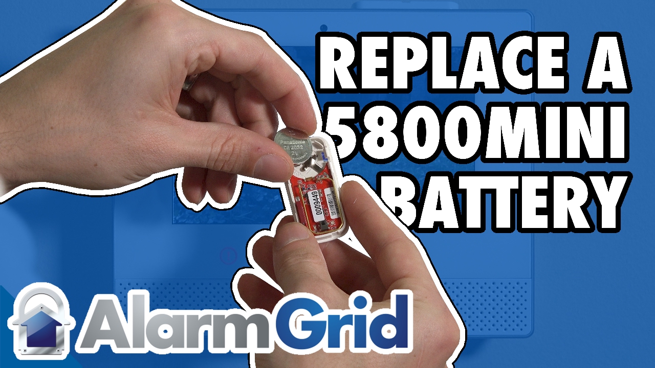 Honeywell 5800MINI: Replace the Battery