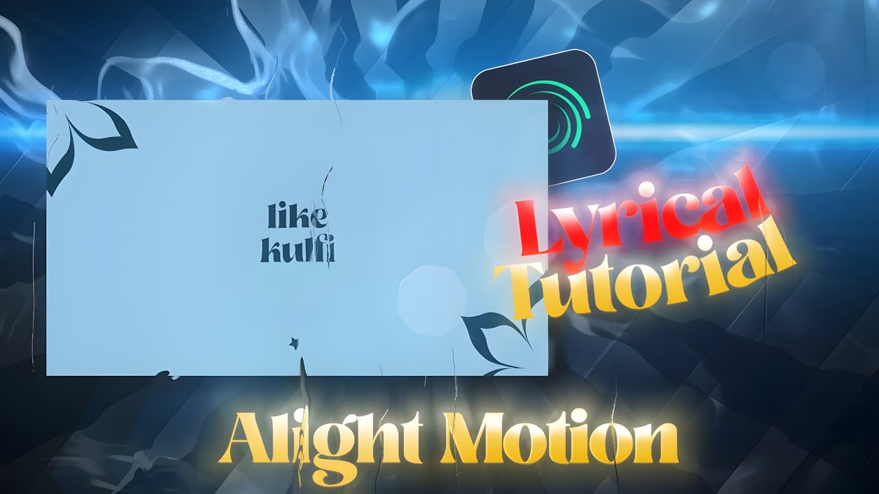 Viral Lyrical alight motion tutorial #edit #alightmotion 