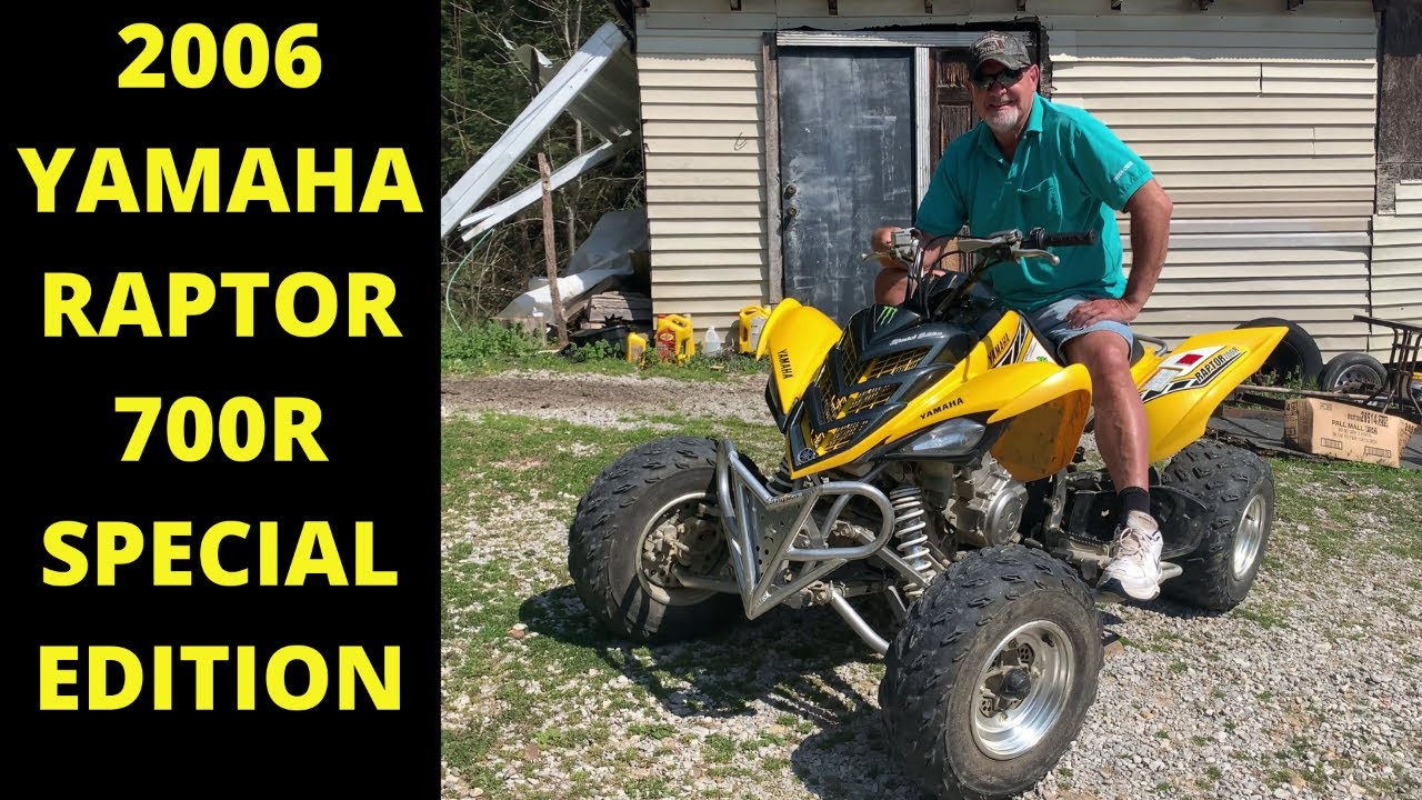 2006 YAMAHA RAPTOR 700R 50th anniversary special edition