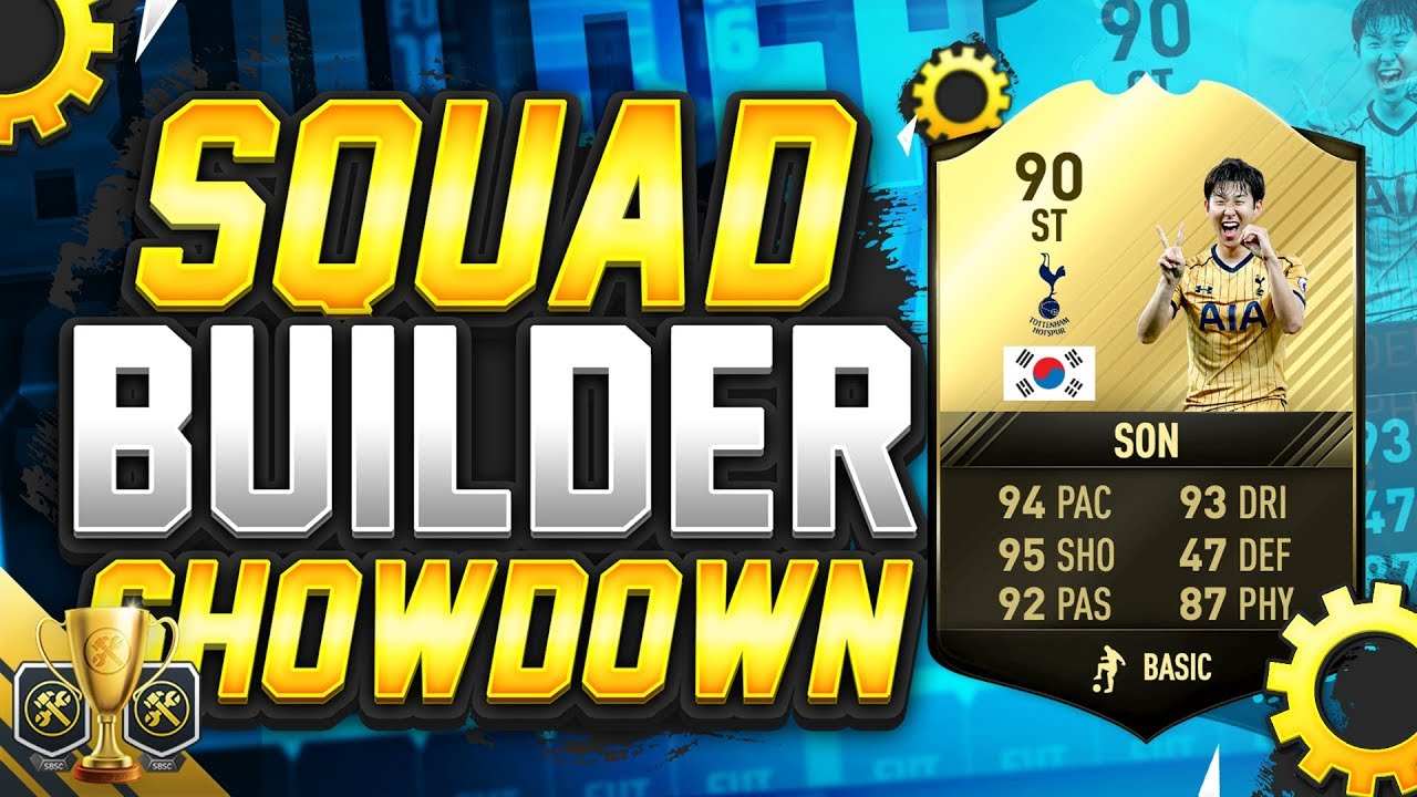 🎉  THE SQUAD BUILDER SHOWDOWN CUP!!! 🏆  90 RATED INFORM SON!! Son Squad Builder Duel
