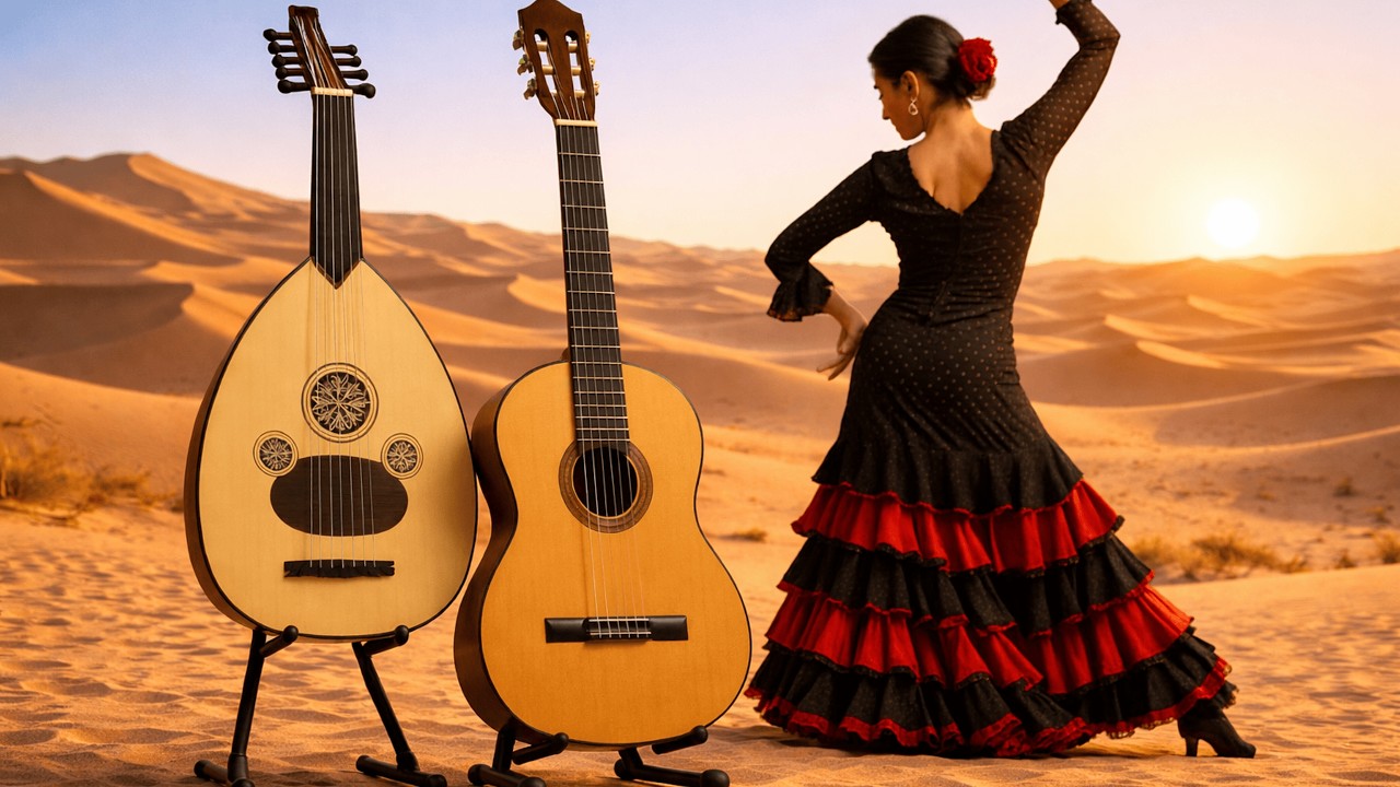 Chill Spanish Guitar & Arabic Oud | Romantic Flamenco  for Relaxation, Work, Travel and Chill