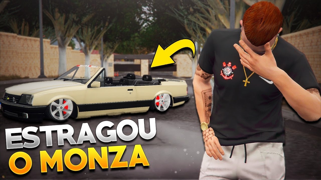 GTA V - VIDA REAL | MEU PAI CORTOU O TETO DO MEU MONZA. #971
