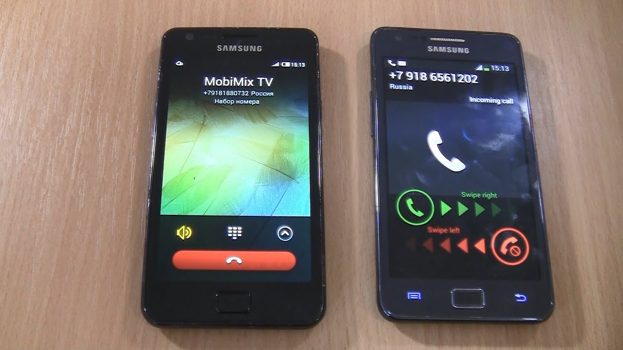 Incoming call & Outgoing call at the Same Samsung S2 MIUI+S2 Plus