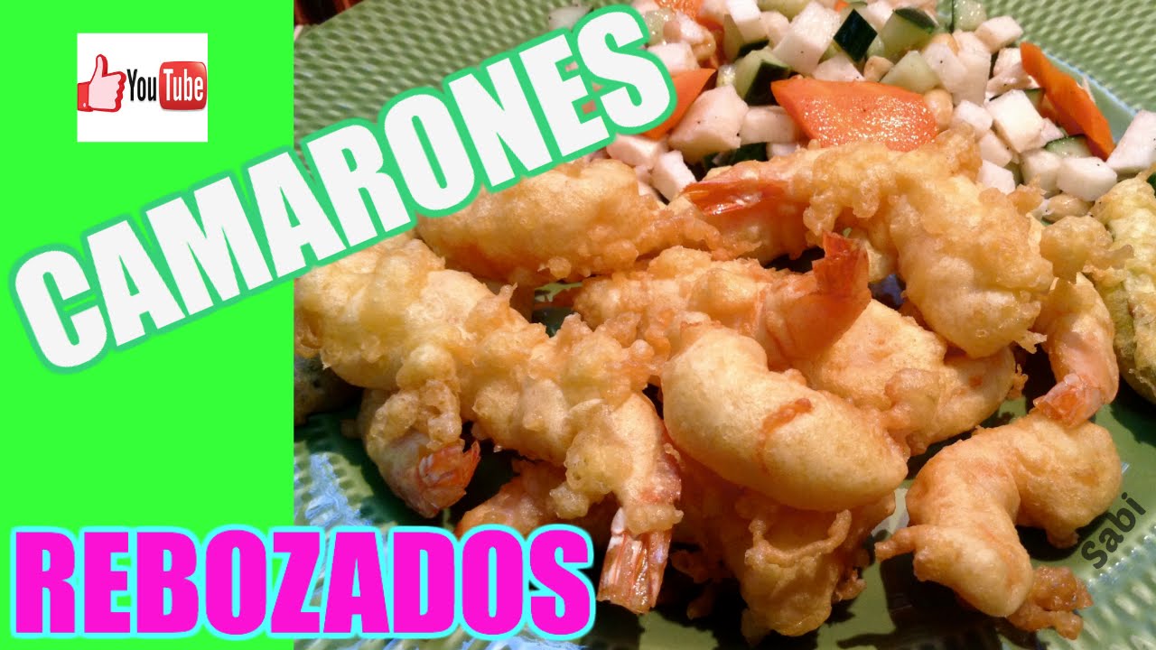¿Cómo hacer camarones rebozados? Paso a paso👌🏼