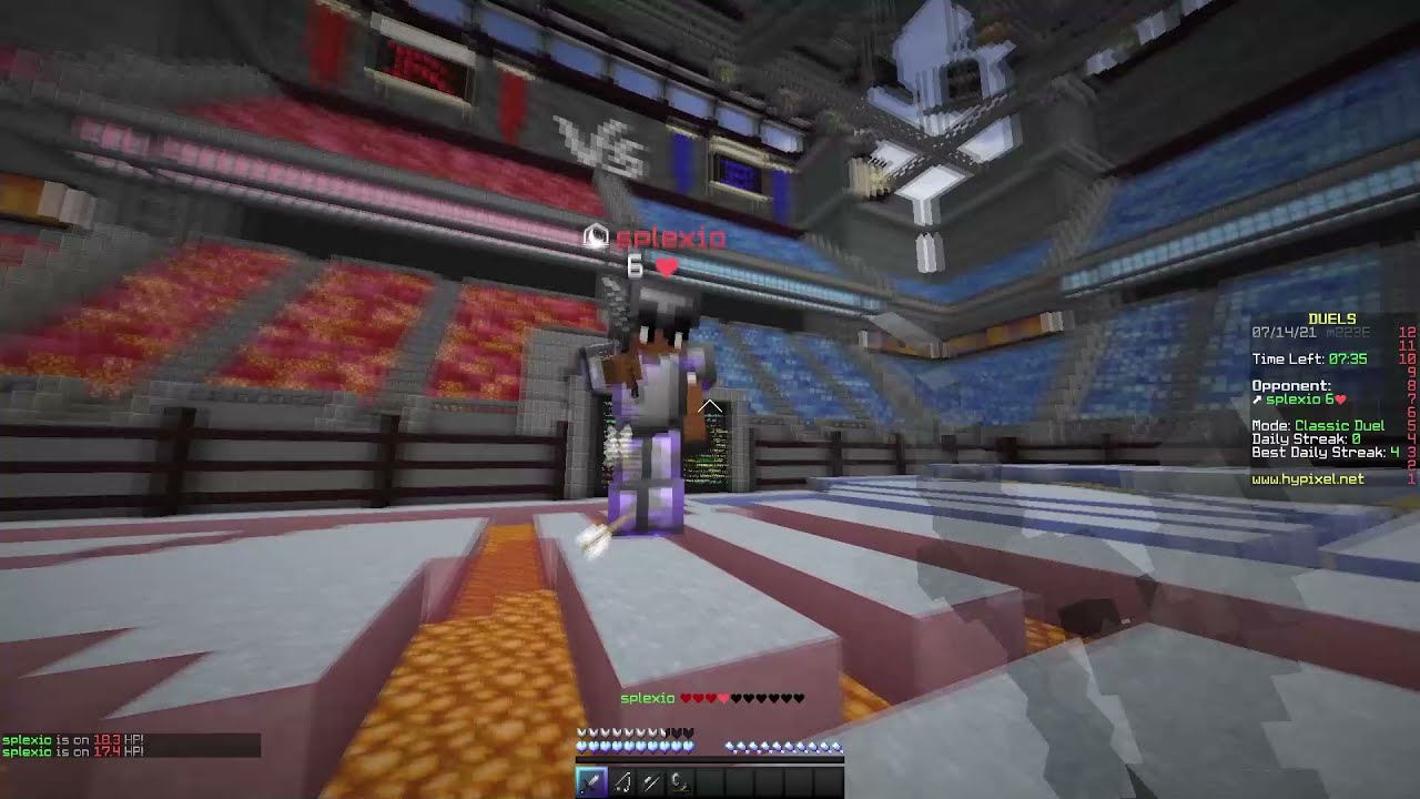 Destroying Splexio on Hypixel