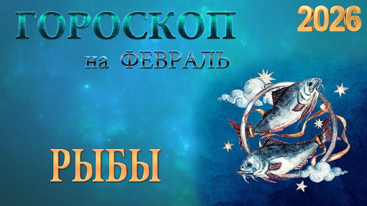 РЫБЫ  В  ФЕВРАЛЕ / Гороскоп для РЫБЫ на  ФЕВРАЛЬ 2026 год.