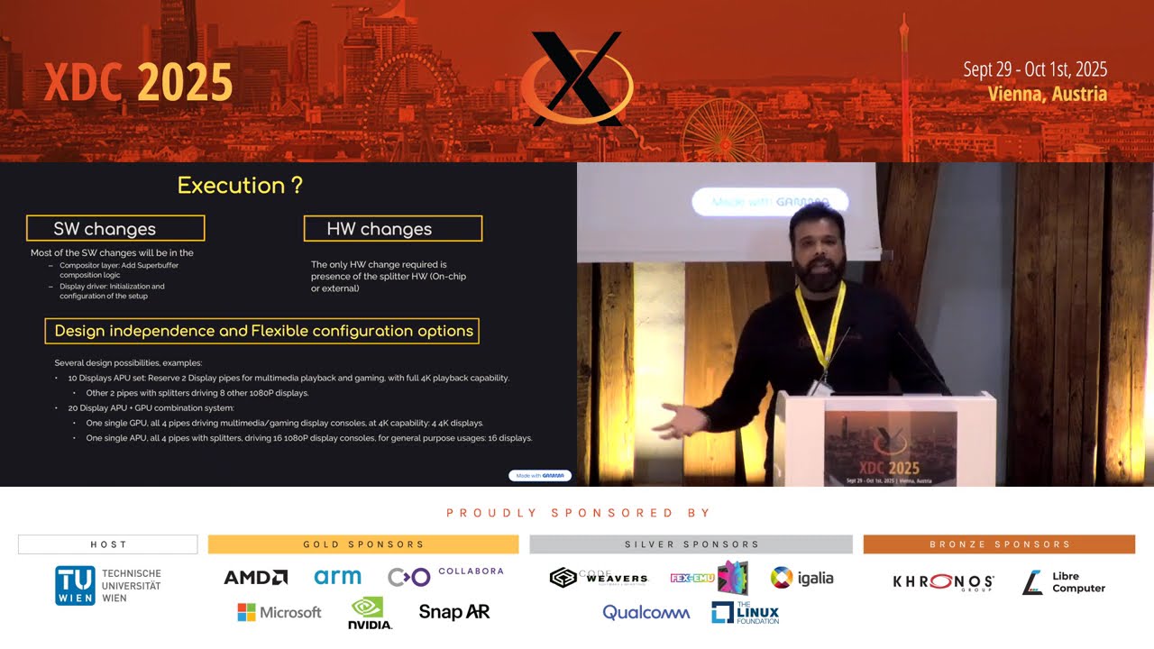 XDC 2025 | Driving multiple displays with Superbuffer composition - Shashank Sharma
