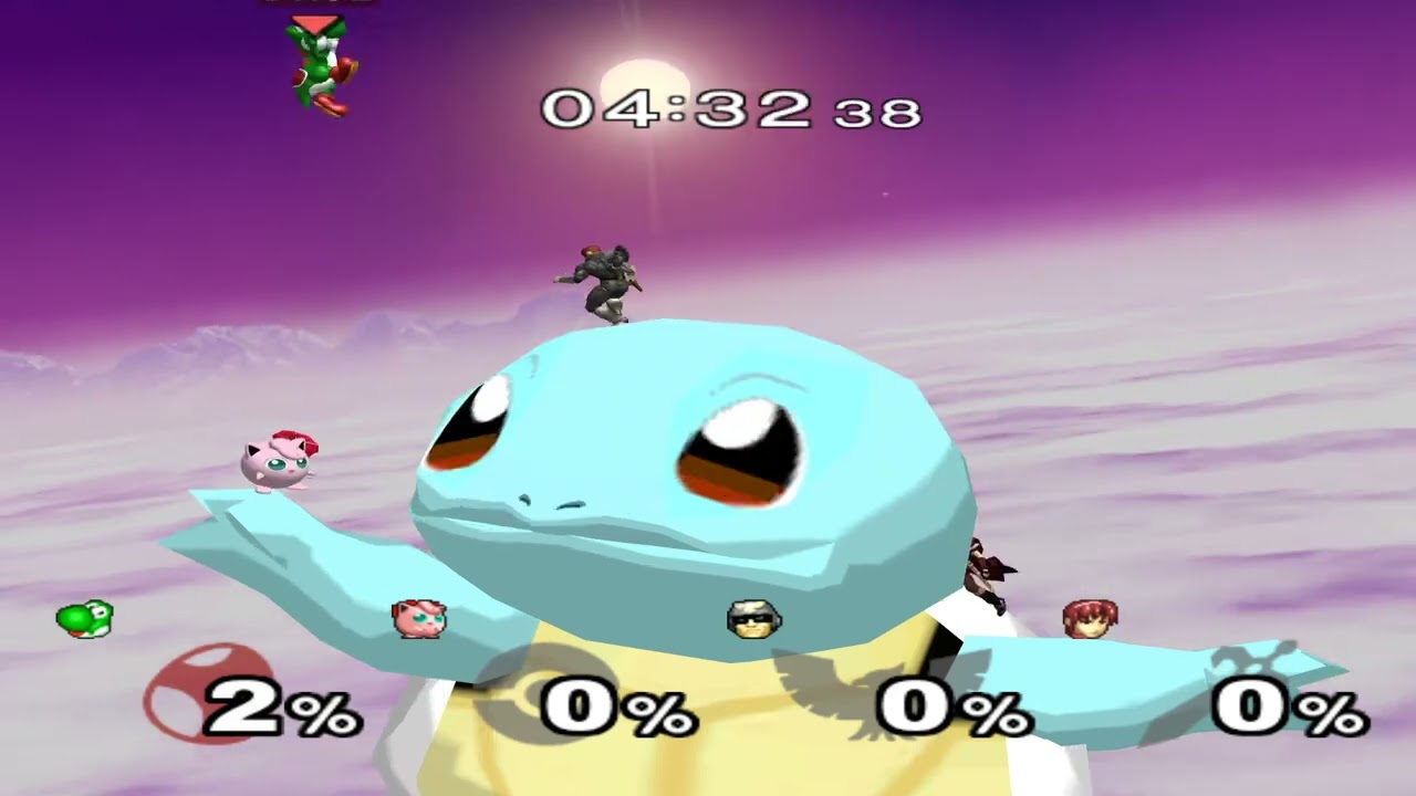 Super Smash Bros Melee (GCN) All Star Mode - Yoshi