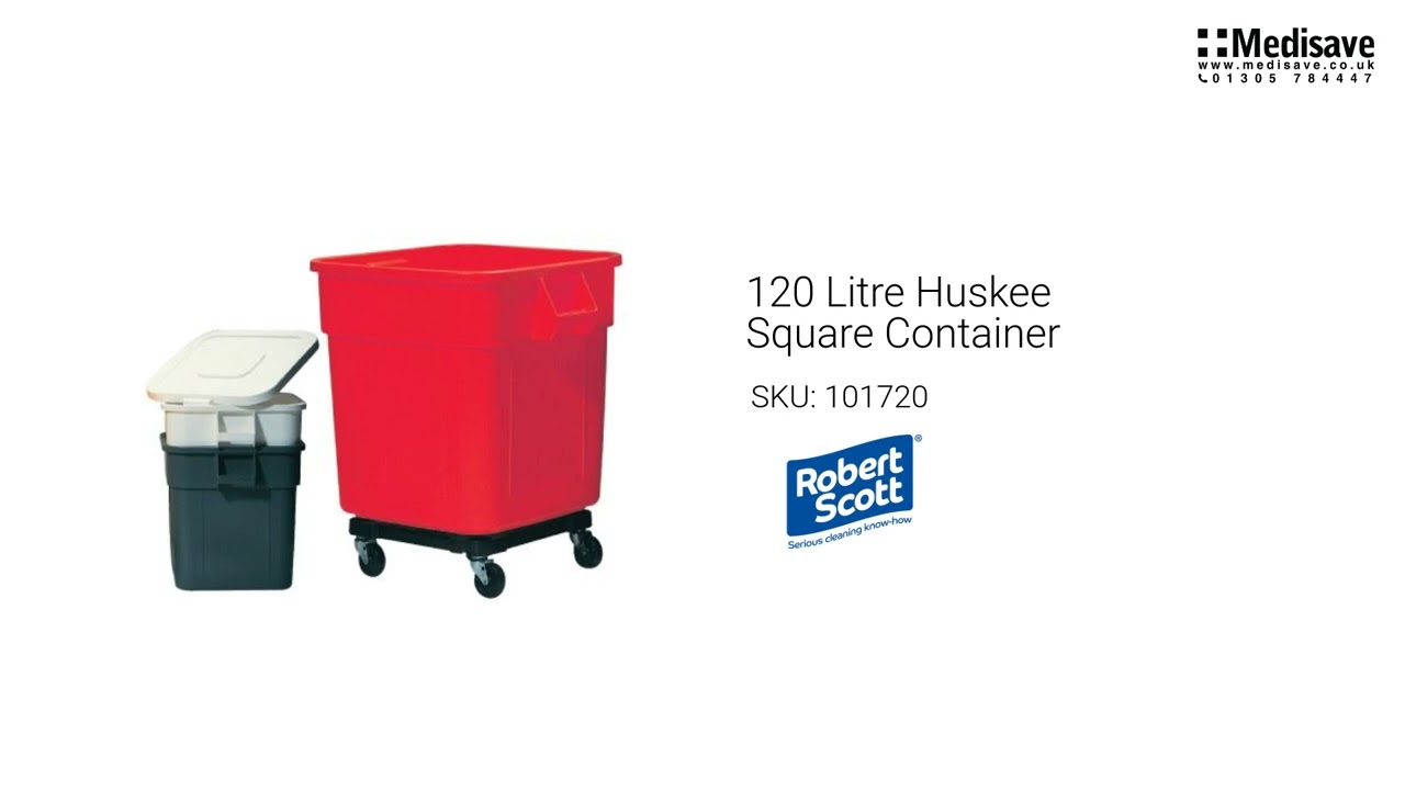 120 Litre Huskee Square Container 101720