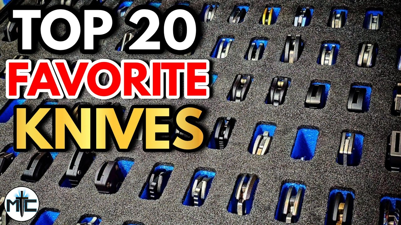 My Top 20 FAVORITE Pocket Knives In My Collection! - 2024