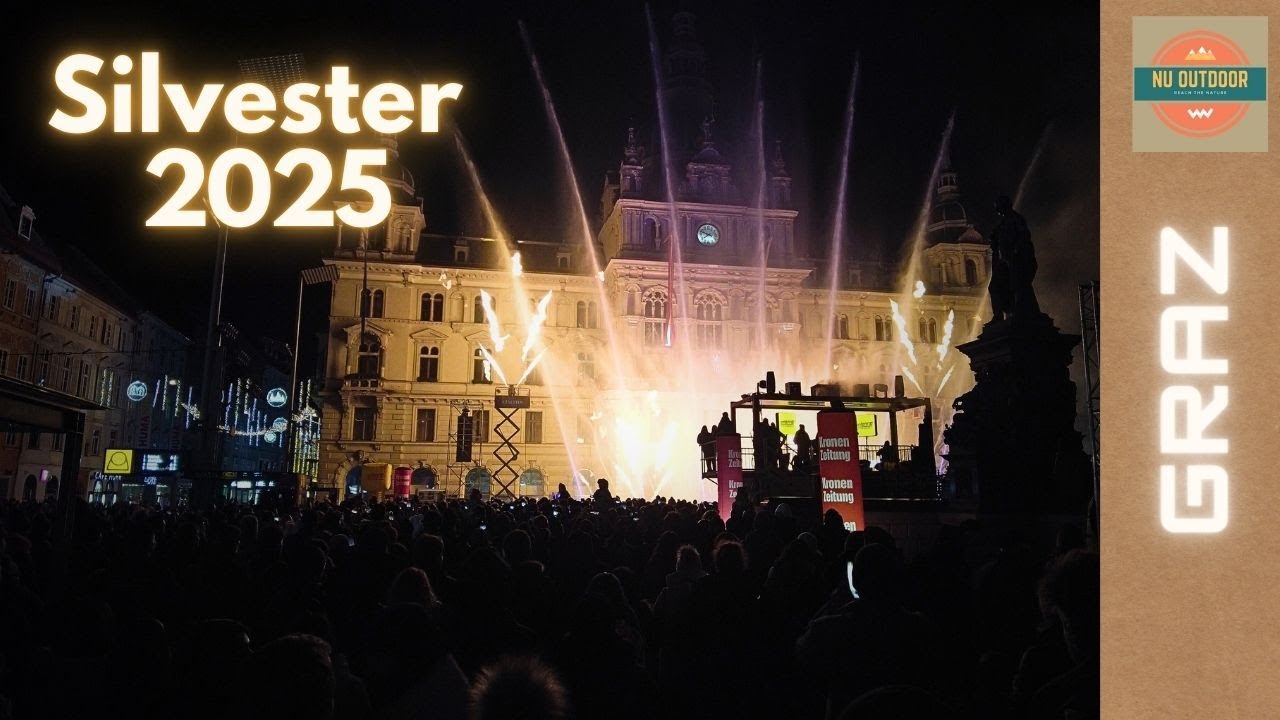 Silvester 2025 in Graz, Austria with WaterShow