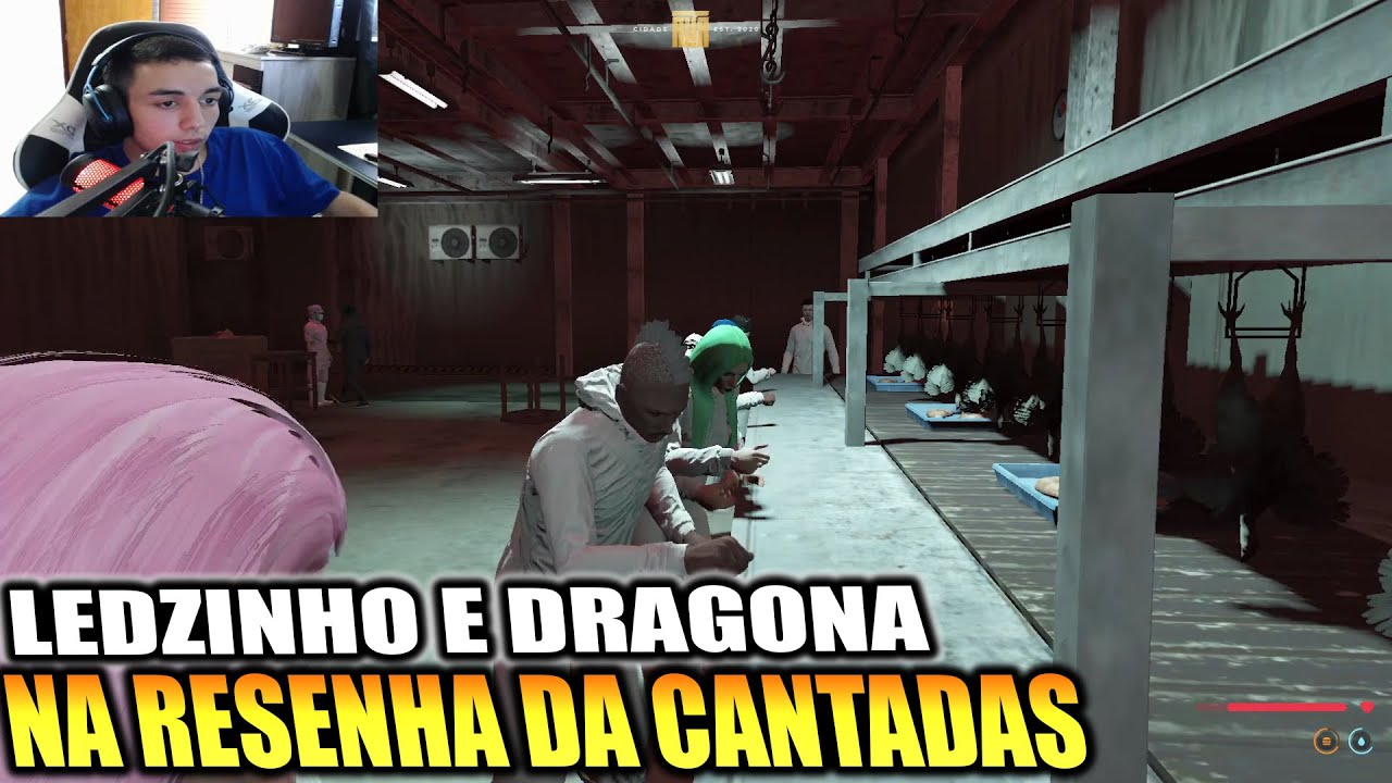 LEDZINHO E DRAGONA NA RESENHA