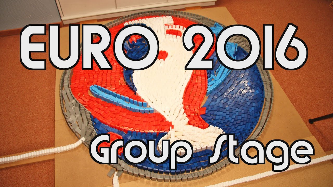 EURO 2016 - Group Stage with 24,000 Dominoes