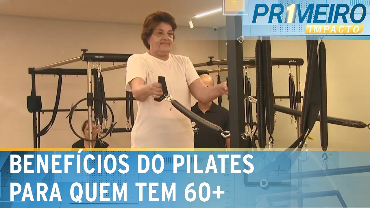 Confira os benefícios do pilates para quem tem mais de 60 anos | Primeiro Impacto (23/04/24)