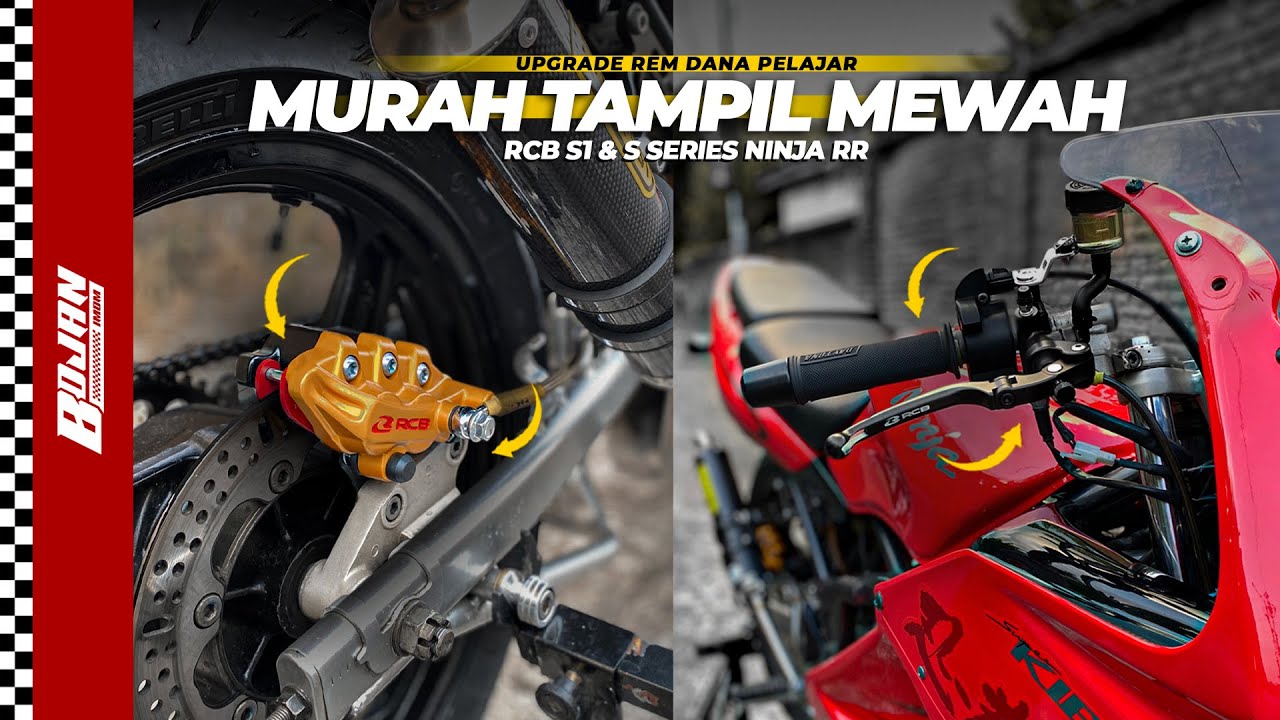 UPGRADE PENGEREMAN RCB NINJA RR 2TAK ‼️ HARGA SEGINI BISA TAMPIL MEWAH | GAK HARUS BREMBO NISSIN KTC