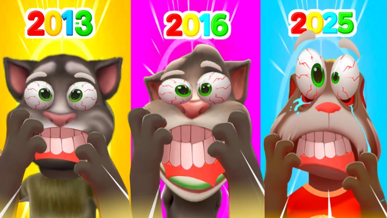 Talking Tom Cat 2013 vs Talking Tom Cat 216 vs Talking Tom Cat 2025 🧀🧀🧀