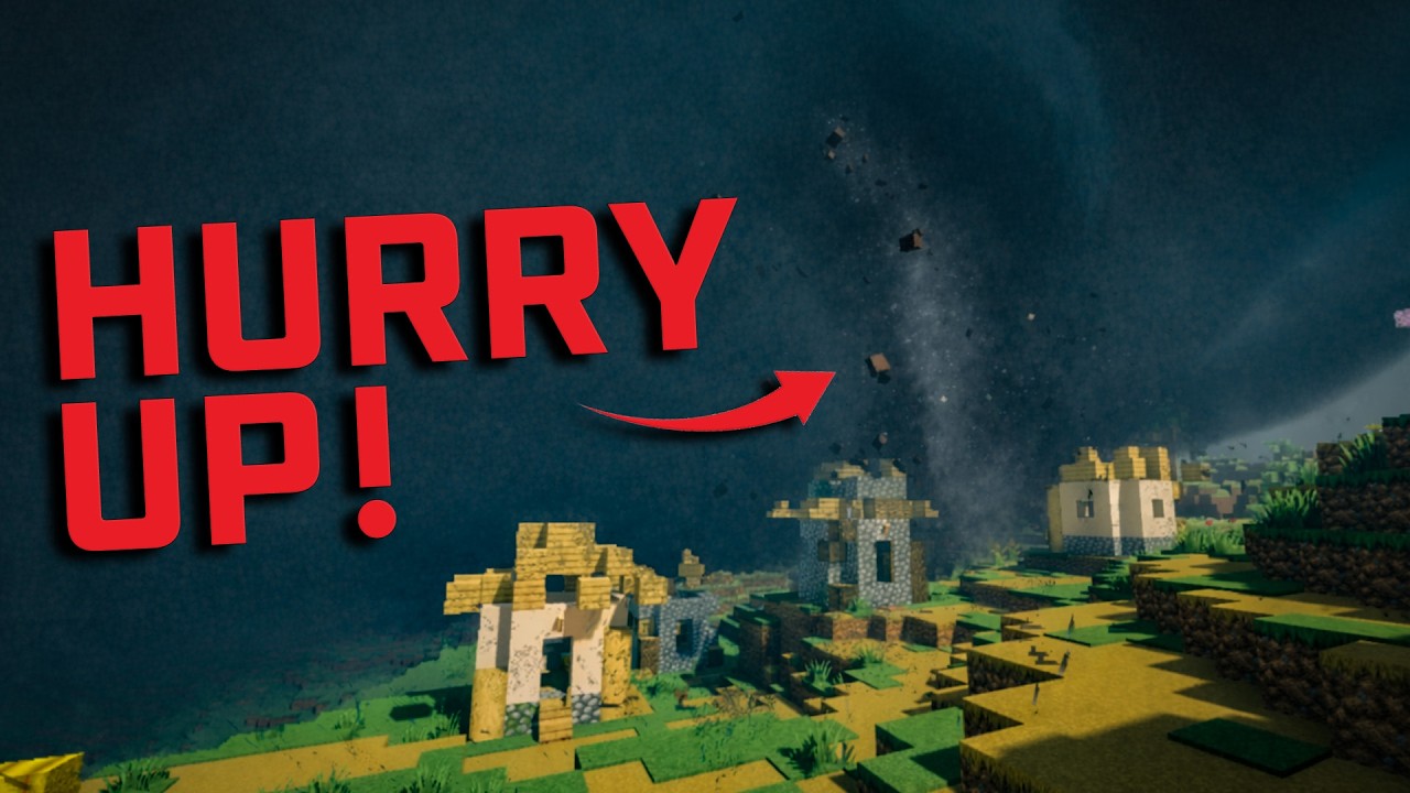 Minecraft, but a TORNADO spawns every 5 minutes
