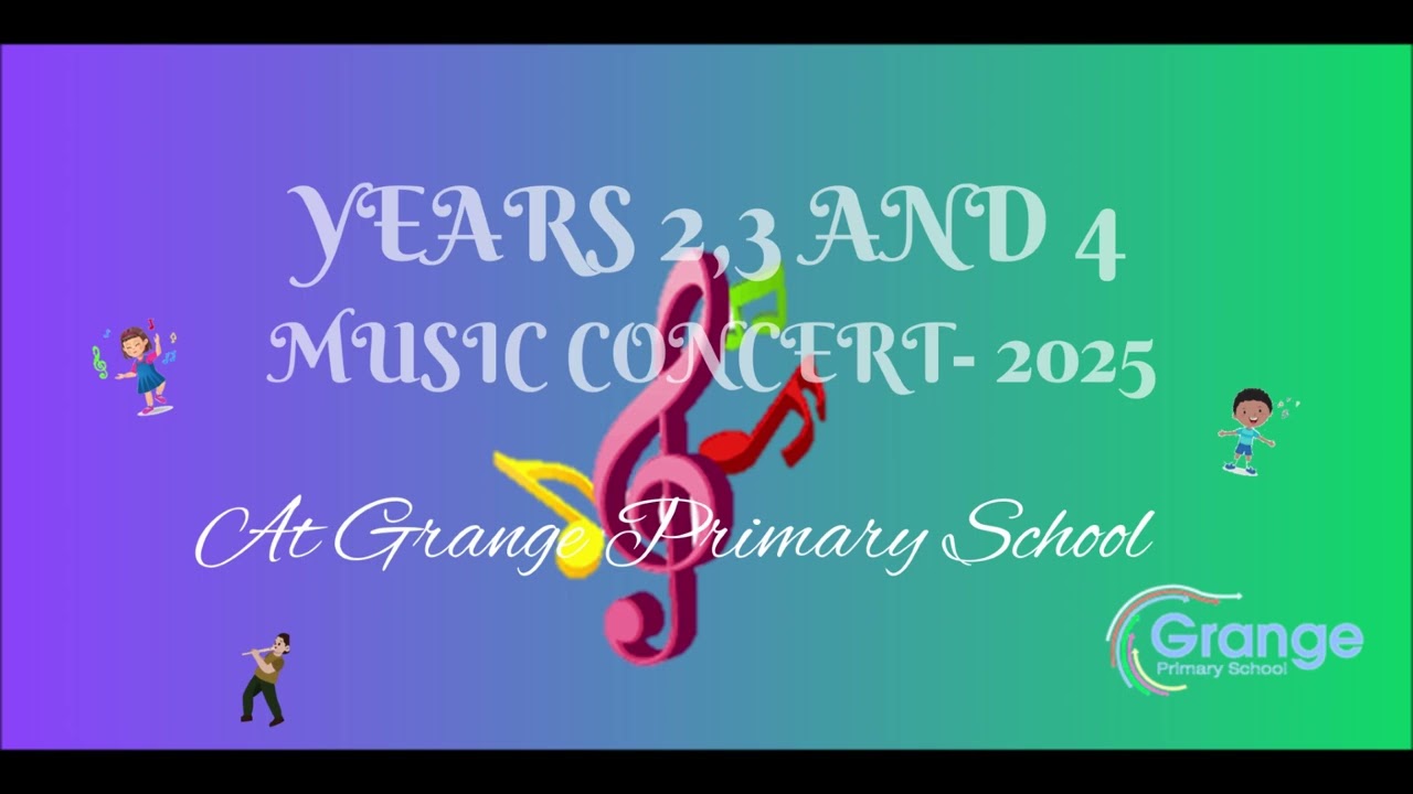 Years 2, 3, 4 Music Concert