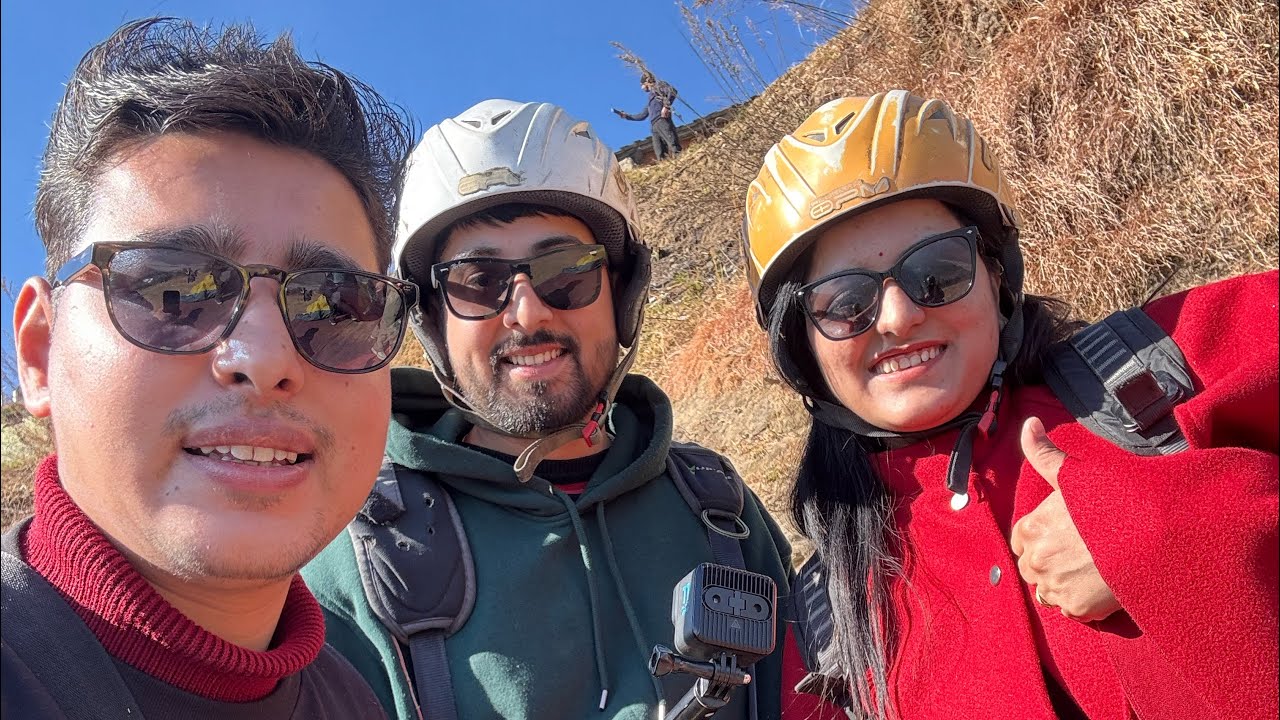Pehli baar Paragliding ki 🥰