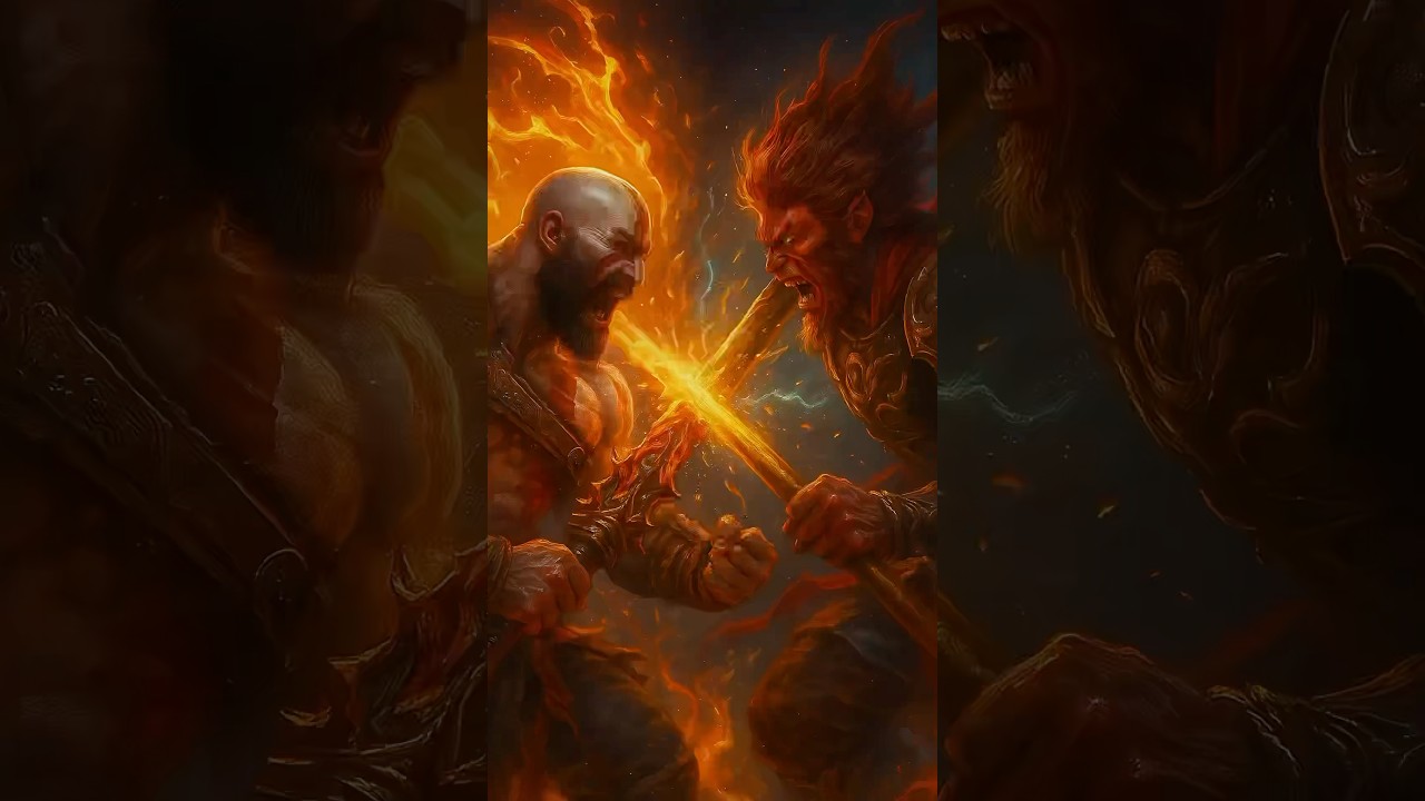 KRATOS VS SUN WUKONG - WHO WINS? 😈#shorts