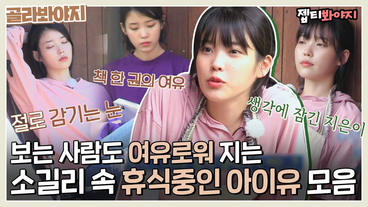 [골라봐야지] 불면증 완치! 보다가 잠 올 수 있는 소길리 속 여유로운 아이유 모음♥ㅣ효리네민박ㅣJTBC 170924 방송 외