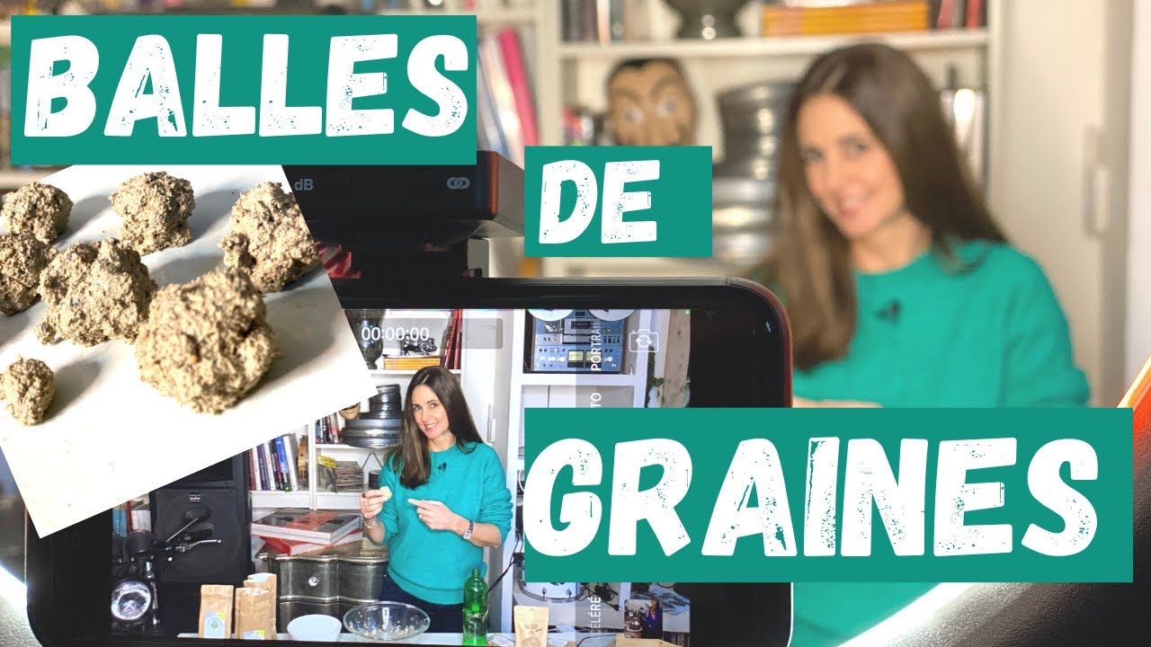 FAIRE DES BOMBES A GRAINES