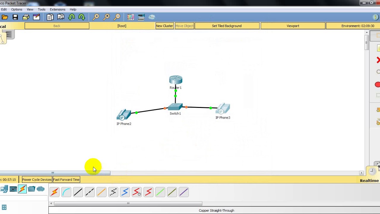 Configuracion de dos Telefonos ip con packet tracer