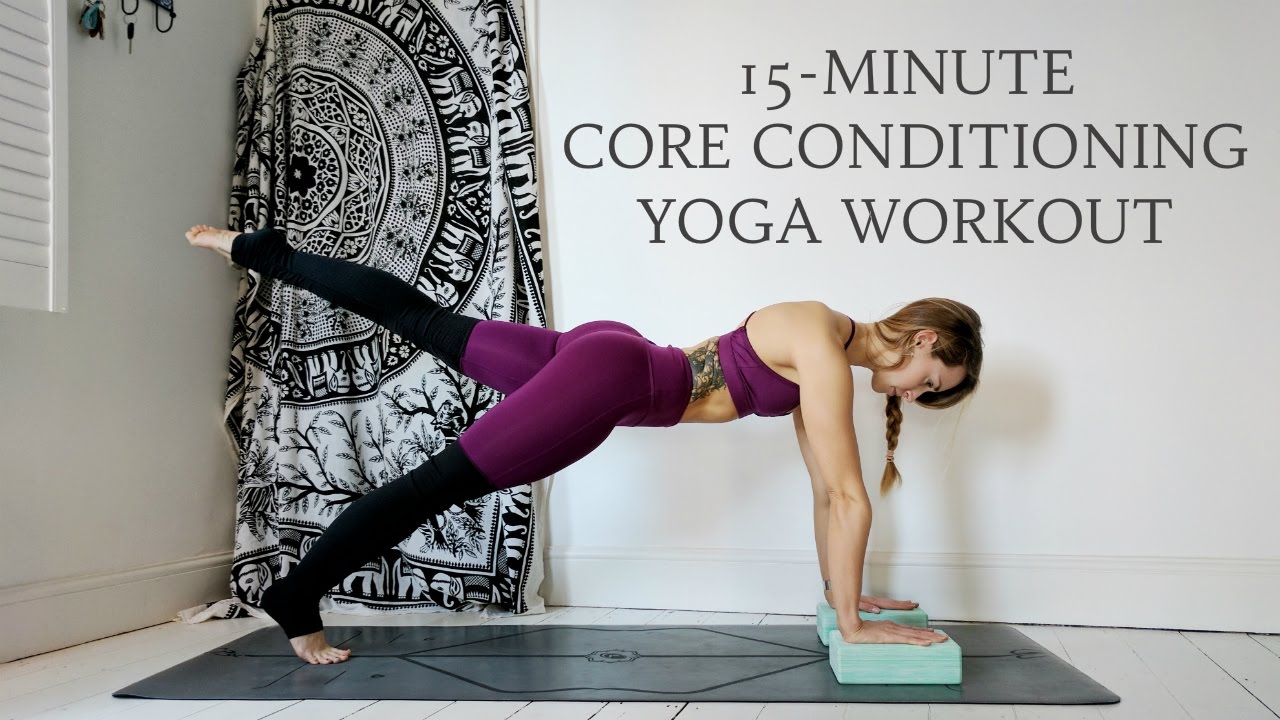 CORE CONDITIONING YOGA WORKOUT | 15-Minute Abs Workout | CAT MEFFAN