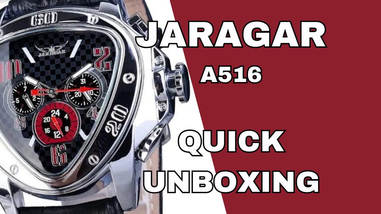 Quick Unboxing JARAGAR A516 Automatic Watch