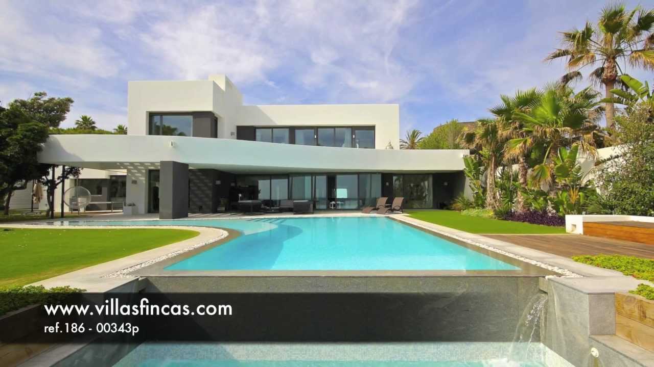 For sale Contemporary Villa front line beach Marbella Los Monteros