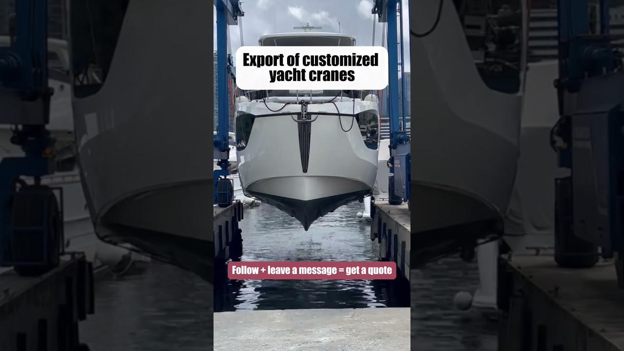 Yacht Crane Export! Source Factory - Multiple Sizes Available 🚤