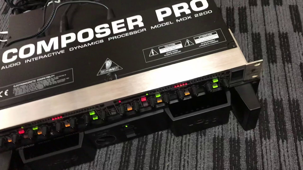 Composer pro audio dynamics processor MDX2200