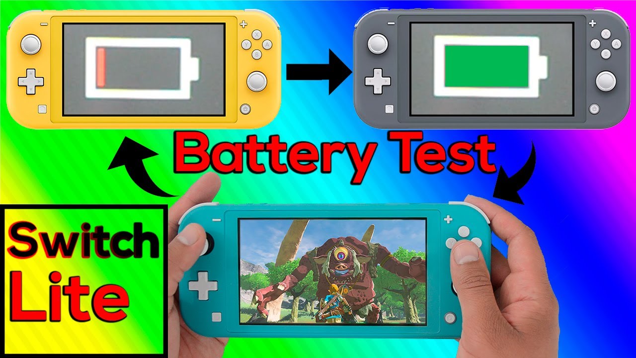 Тест батареи Nintendo Switch Lite Ultimate и сравнение со стандартной Nintendo Switch
