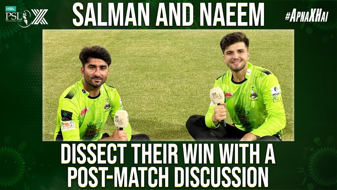 Salman Mirza and Mohammad Naeem dissect their win with a post-match discussion! 🏅 | M2M1A