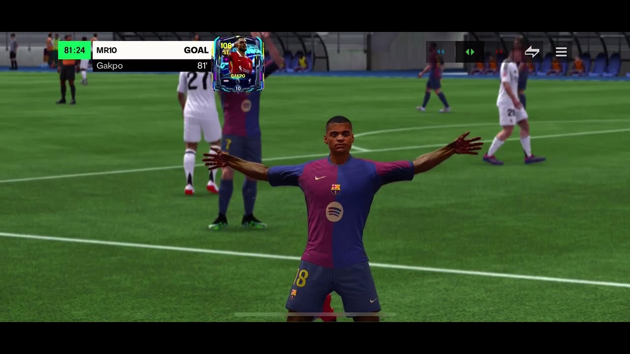 FC BARCELONA VS REAL MADRID match 2 🫨 #fifa #football
