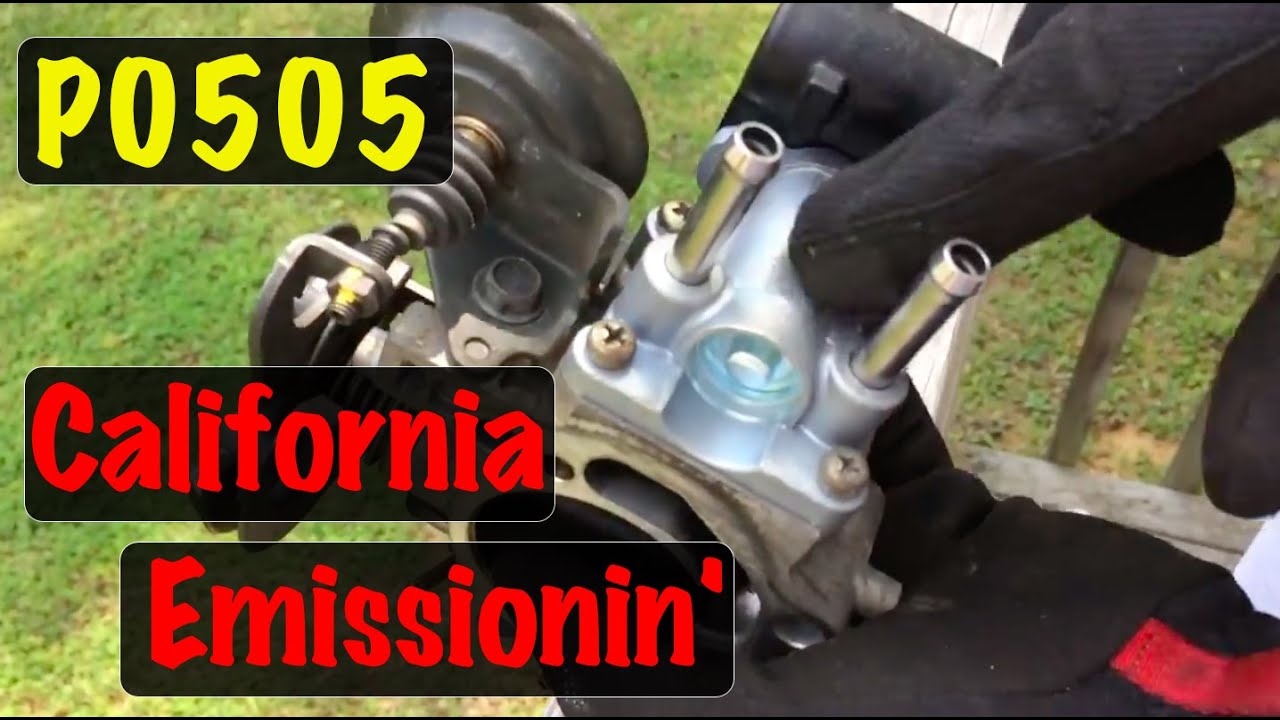 1997 - 2001 Toyota Camry & Solara P0505 Code caused by 2.2L Throttle Body to ECM Emissions Mismatch