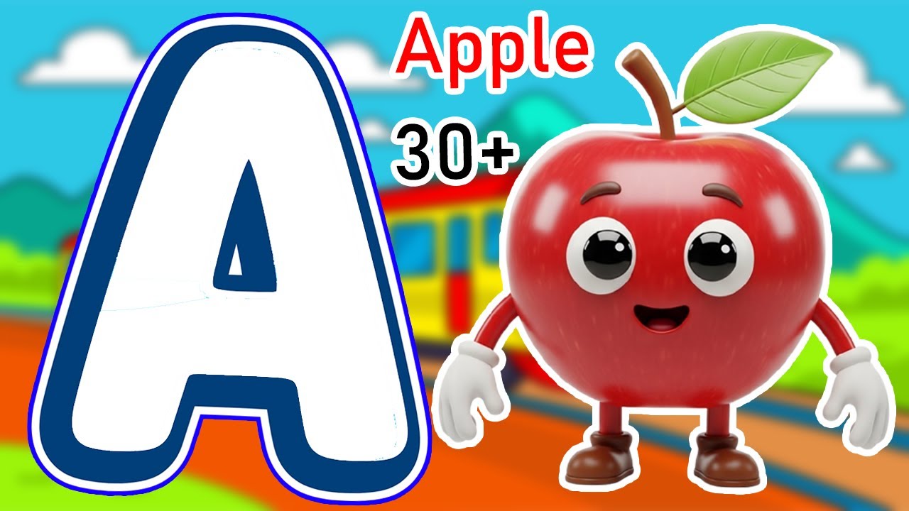 ABC Phonics Songs For Preschoolers Animals Nursery Rhymes Colourful Safari Animals Learn