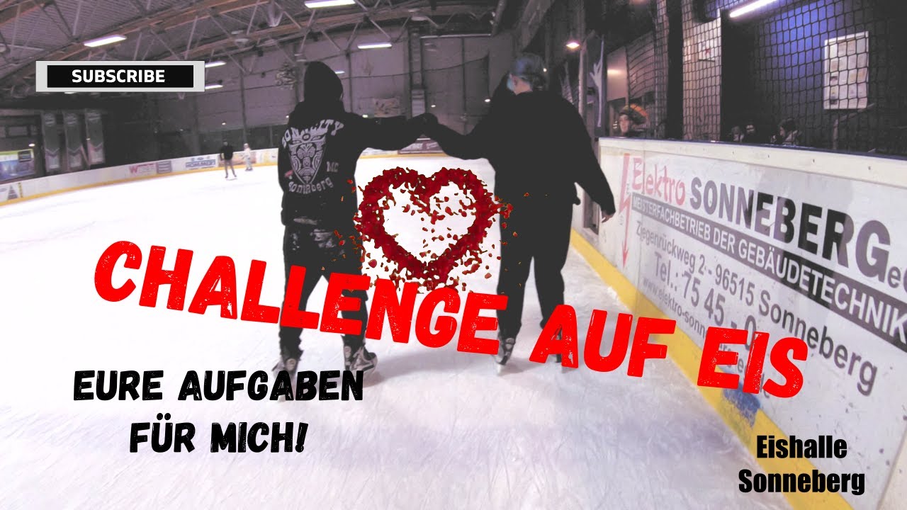 Challenge Auf Eis! Eure Aufgaben für mich #vlog #sonneberg #4k