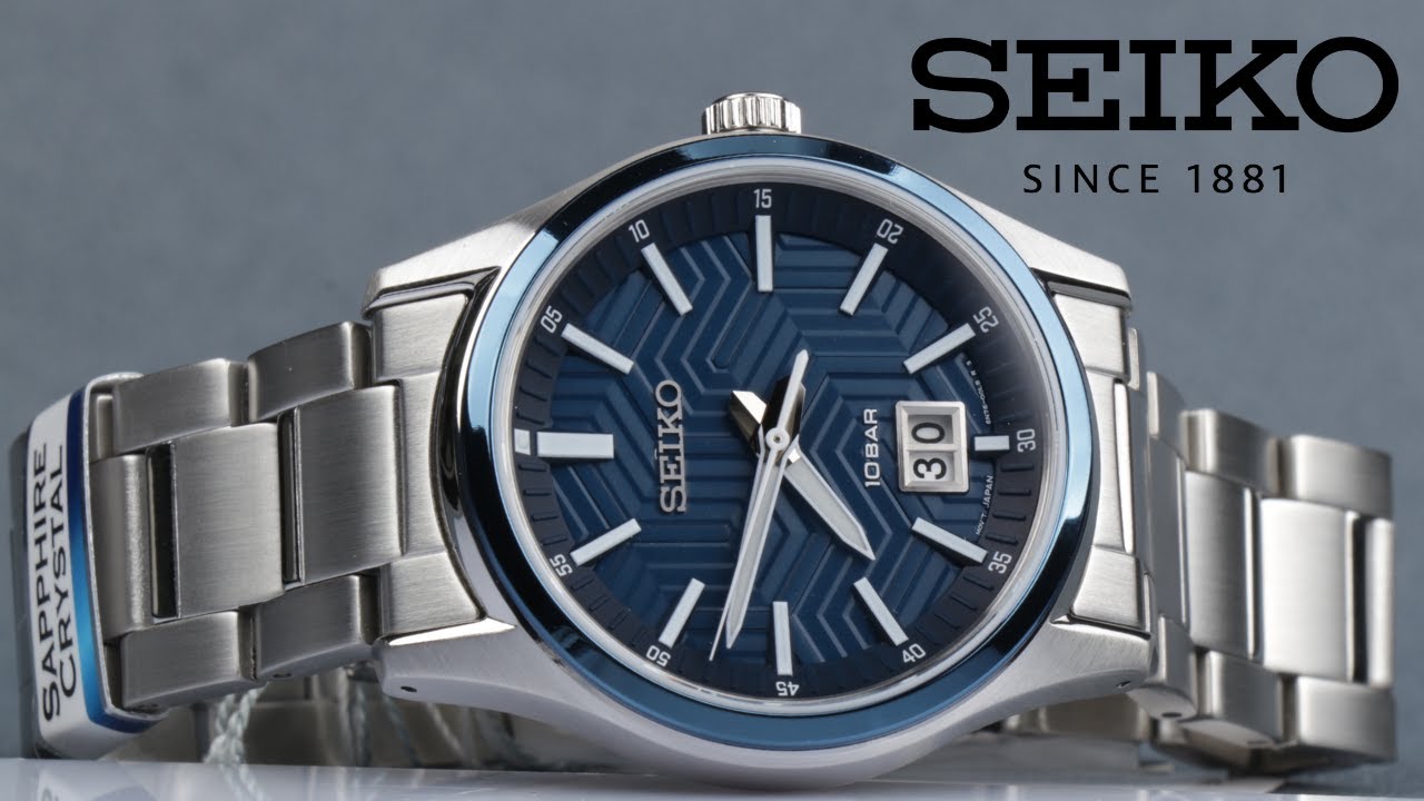 БОЛЬШАЯ ДАТА + САПФИР + ДИЗАЙН! Японские часы SEIKO CS Sports SUR559P1 | Style-Time