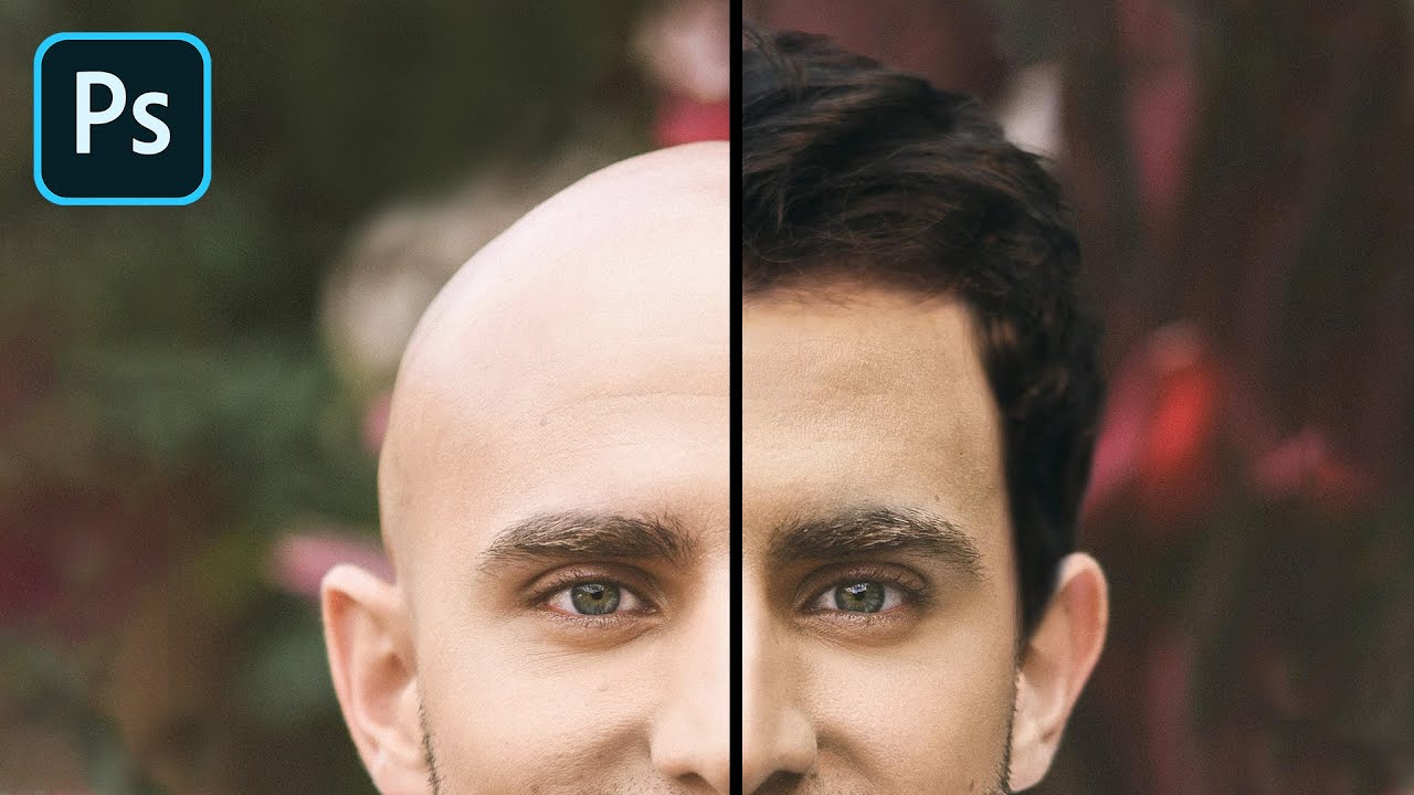 Cómo Colocar CABELLO a una Persona en Photoshop