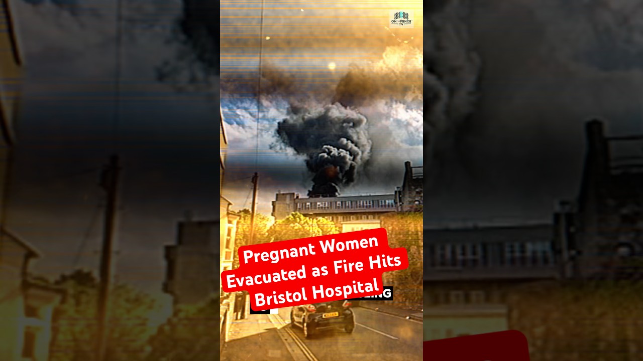 Pregnant Women Evacuated as Fire Hits Bristol Hospital #news #fire #shorts