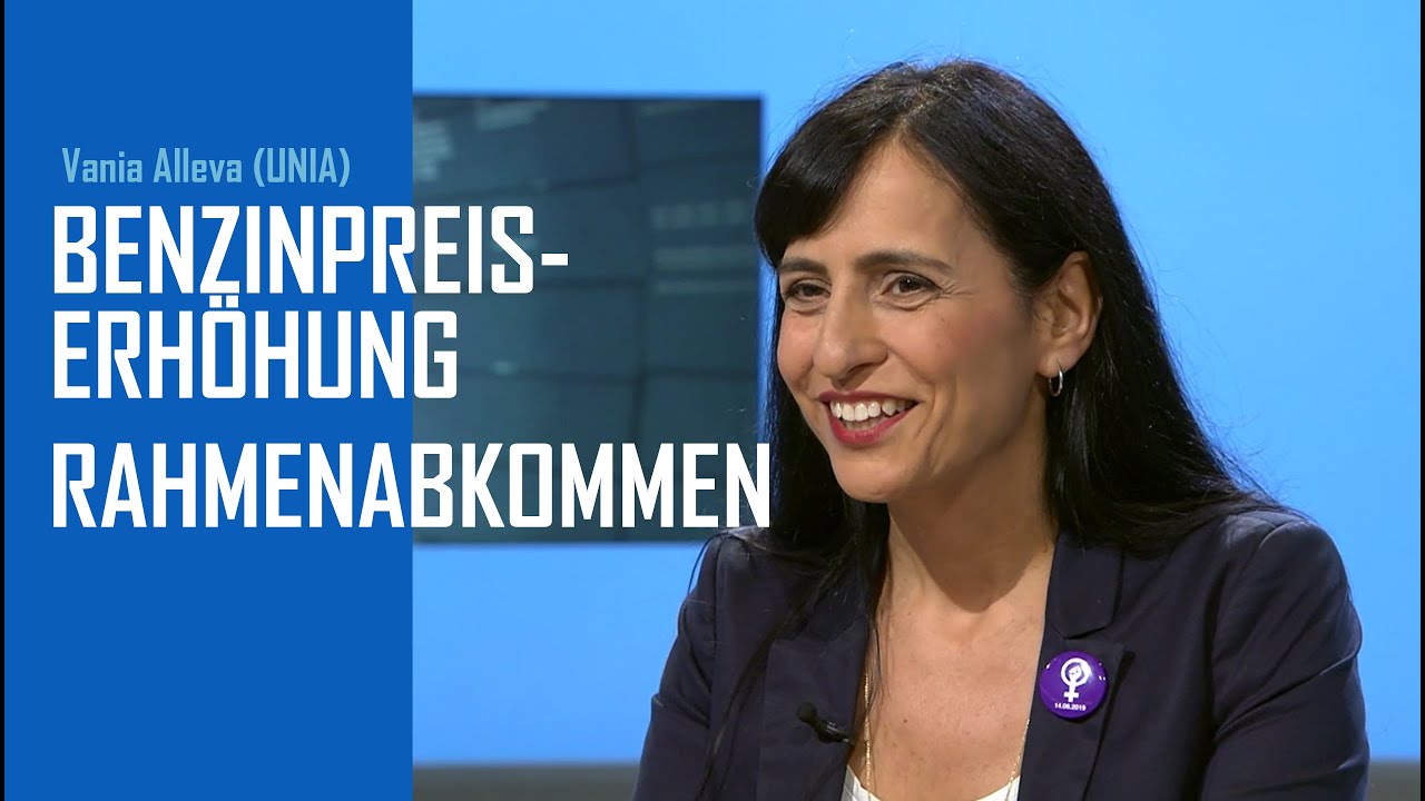Vania Alleva (UNIA) zur Benzinpreiserh&ouml;hung und zum Rahmenabkommen | 25.09.2019