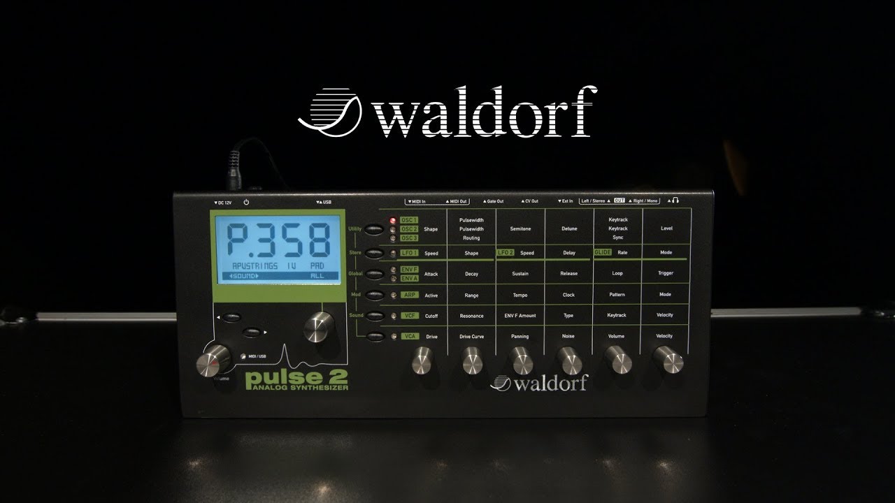 Waldorf Pulse 2 Analog Synthesizer | Gear4music demo